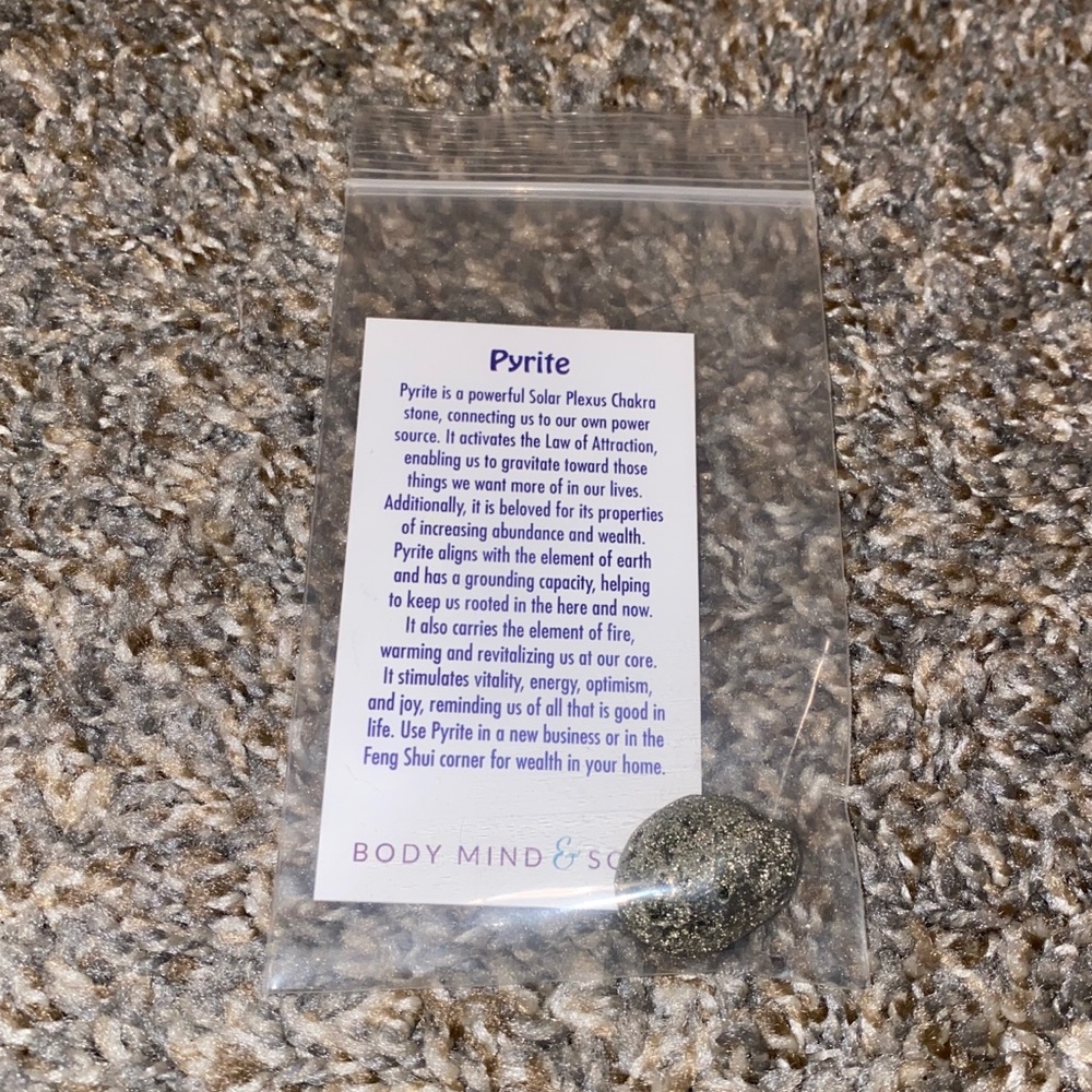 NWT Pyrite Crystal Free Form